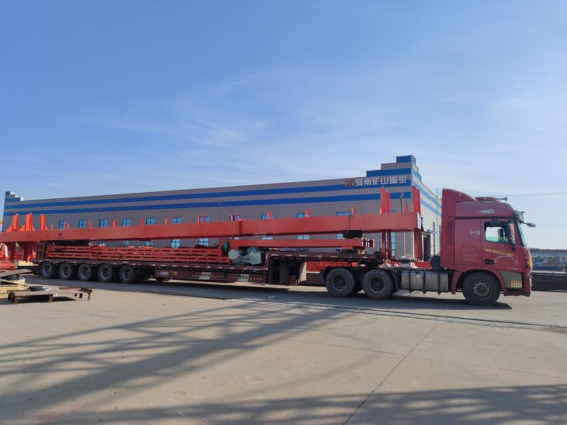 電動葫蘆門式起重機  2臺 MHxh10t—24m 制作完成，發(fā)往湖北交付客戶使用