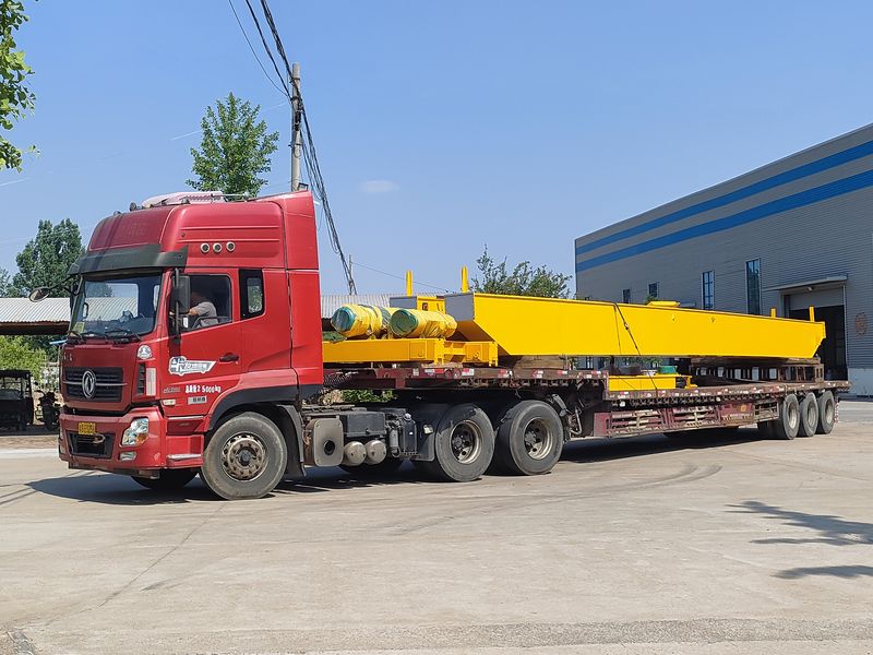 電動葫蘆橋式起重機  LH16/5t-16.4m 制作完成，發(fā)往湖南交付客戶使用。